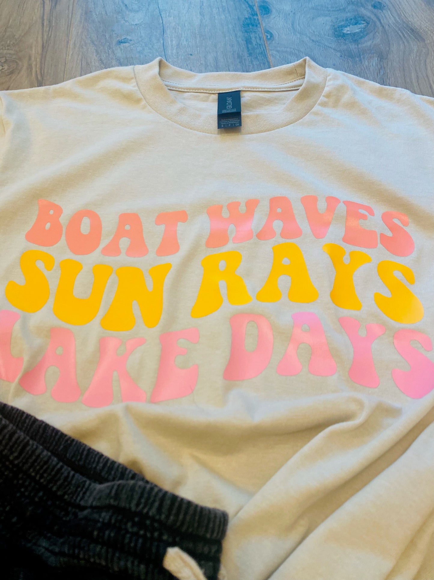 Boat Waves, Sun Rays, and Lake Days